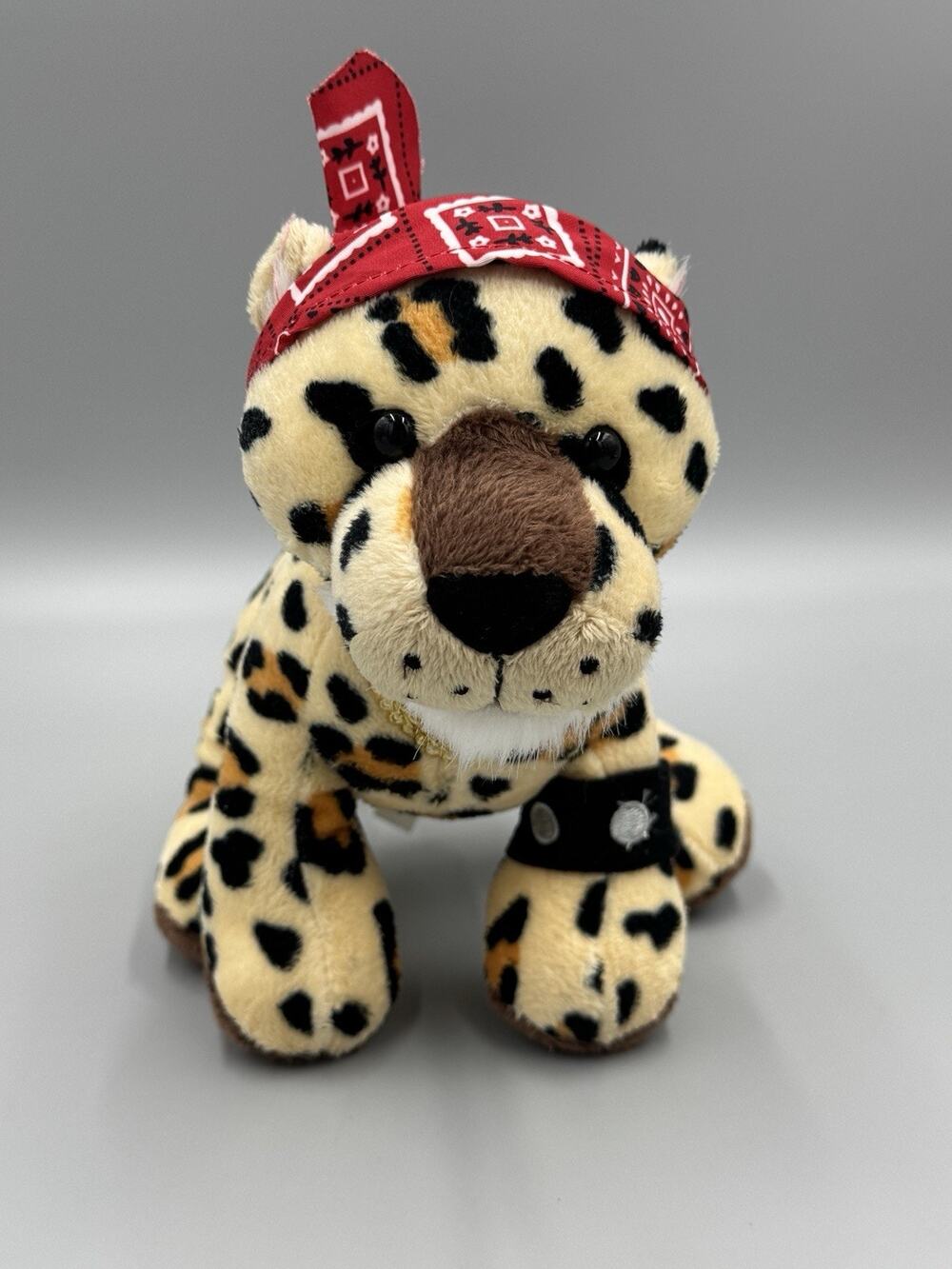 Ganz Webkinz Rockerz Leopard HM5110 Plush 7” Stuffed Animal No Code